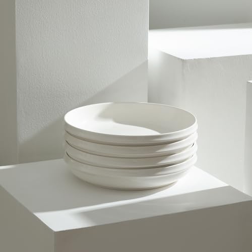 Stone Lain Verso 4-Piece Salad Plate Set Porcelain, White - size: 4-Piece - Salad Plate