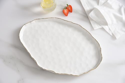 Pampa Bay Portofino Large Oval Platter, 17.75" x 11.75" x 1.25" - size: 17.75 x 11.75