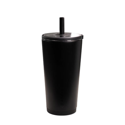 HydroJug Everyday Tumbler 20 oz, Ceramic-Lined Straw Cup, Black - color: Black, size: 20 Ounces