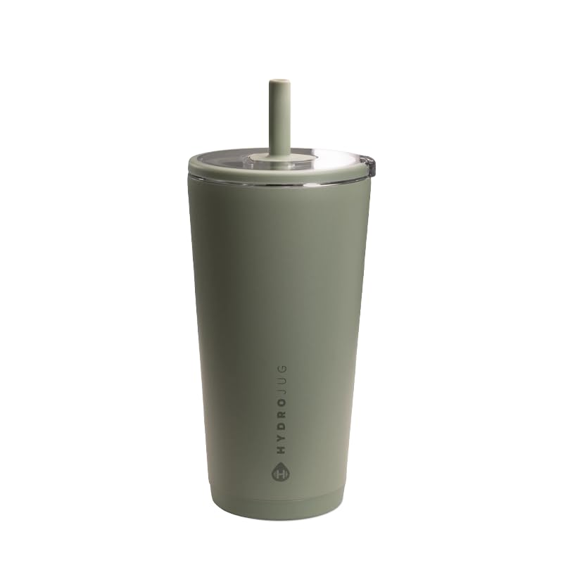 HydroJug Everyday Tumbler 20 oz, Ceramic-Lined Straw Cup, Courtyard - color: Courtyard, size: 20 Ounces