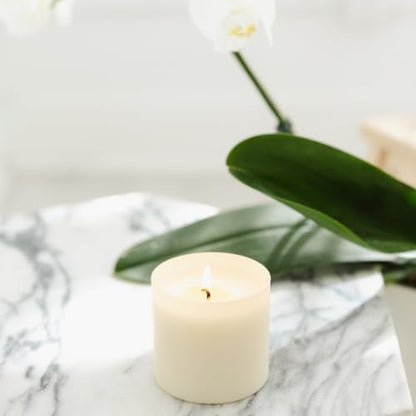 Dignity Series Aspen & Fog Scented Candle - 35 Hour Burn | Made in the USA Luxury Clean Soy Wax Candles - Long Lasting Ivory Glass Jar Candle for Home - 1 Wick - 5.3oz - color: Aspen + Fog