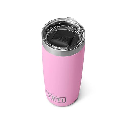 YETI Rambler 10 oz Tumbler, Stainless Steel, Vacuum Insulated with MagSlider Lid, Power Pink - color: Power Pink