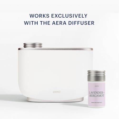 Aera Home Hygiene Lavender & Bergamot Diffuser Fragrance Refill - 25ml | Notes of Lavender, Lavandin and Wild Mint, essential oil, aromatherapy, Alexa Compatible, works with Aera diffuser