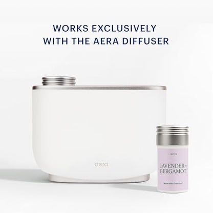 Aera Home Hygiene Lavender & Bergamot Diffuser Fragrance Refill - 25ml | Notes of Lavender, Lavandin and Wild Mint, essential oil, aromatherapy, Alexa Compatible, works with Aera diffuser