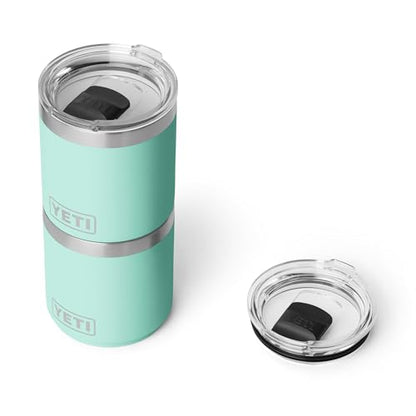 YETI Rambler 10 oz Ceramic Lined Lowball 2.0, Vacuum Insulated with MagSlider Lid, Seafoam - color: Seafoam