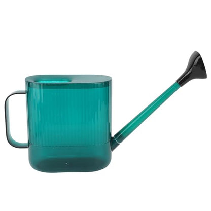 Tnfeeon Watering Can, Watering Cans Long Spout Design Wide Application for Garden Flower House Plants Home Backyard Villa Can, 1.8L Indoor Plants Garden Tools Long Spout Nan (Green) - color: Green