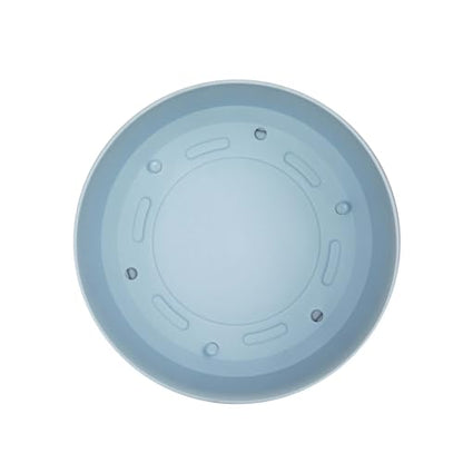 Bloem Mathers Planter w/Saucer Tray 8" Misty Blue - color: Misty Blue, size: 8"