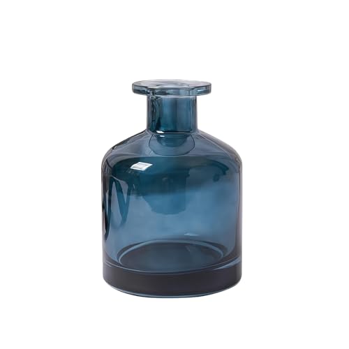 1Pcs 150ml/5oz Empty Glass Diffuser Bottle Aromatherapy Jar Container Fragrance Accessories Use with Essential Oils Replacement Diffusers Reed Sticks DIY Crafts Decor Blue - color: Blue