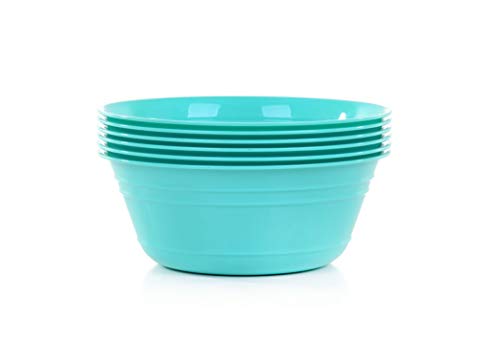 Mintra Home Snack Bowls (Small 6pk (600ml), Teal) - color: Teal, size: Small 6pk (600ml)