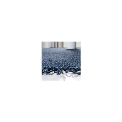 SAFAVIEH Natural Fiber Collection Accent Rug - 2' x 3', Navy, Handmade Boho Fringe Woven Jute, Ideal for High Traffic Areas in Entryway, Living Room, Bedroom (NF368N) - color: Navy, size: 2' x 3' (Rectangular)