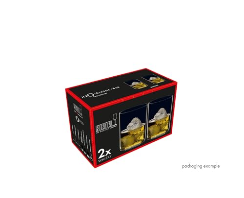 Riedel O Wine Tumbler Whisky H20 Glass, Set of 2 | Dishwasher safe - color: Clear, style: Whisky H2O