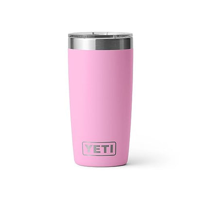 YETI Rambler 10 oz Tumbler, Stainless Steel, Vacuum Insulated with MagSlider Lid, Power Pink - color: Power Pink