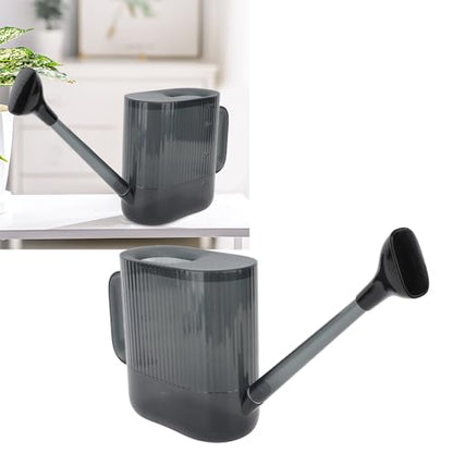 Tnfeeon Watering Can, Watering Cans Long Spout Design Wide Application for Garden Flower House Plants Home Backyard Villa Can, 1.8L Indoor Plants Garden Tools Long Spout Nan (Gray) - color: Gray