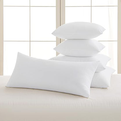 MIULEE 14x36 Throw Pillow Insert, Virgin Microfiber Pillow for Couch Bed | Soft and Support, Durable Brushed Fabric, Decorative Rectangle Pillow for Sofa Bed Couch - size: 14x36 Inch (Pack of 1)