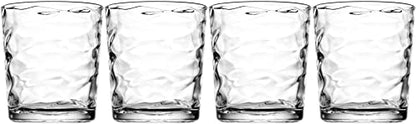 Glaver's Whiskey Glasses 13 oz Set of 4 Old Fashioned Glasses | Barware, For Whisky, Scotch, Bourbon, Liquor, Juice, and Cocktails - size: 13 Ounces (4 Count)