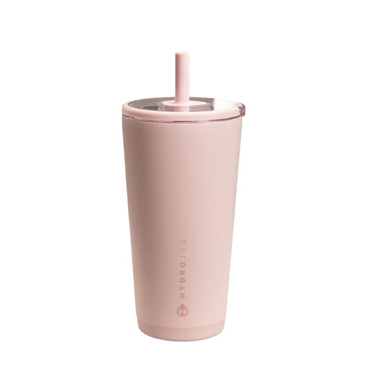 HydroJug Everyday Tumbler 20 oz, Ceramic-Lined Straw Cup, Dusty Rose - color: Dusty Rose, size: 20 Ounces