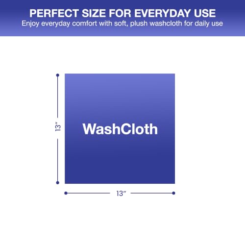 Soft Classic Towel Set - Ultra-Absorbent, Quick-Drying & Durable 12-Piece Towels - Ringspun Cotton Loops for Plush Comfort - Lightweight & Long-Lasting Bathroom Essentials - (White, Wash Cloth) - style: Wash Cloth