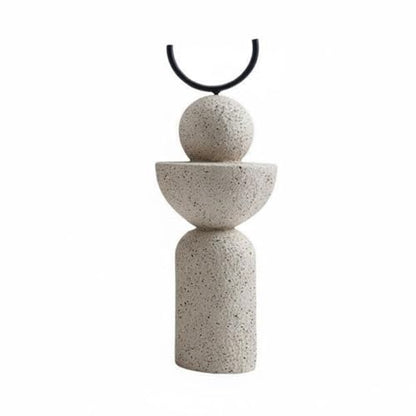 Gralara Abstract Statue Modern Tabletop Ornament Textured Finish House Decoration