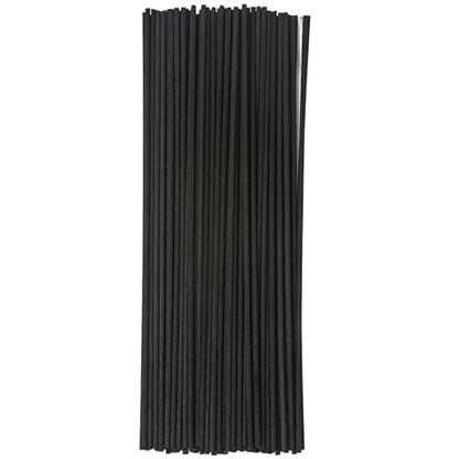 Pack of 100 Black Rattan Reed Sticks,Reed Diffuser Sticks Replacement Rattan Refill Sticks (Black) - color: Black