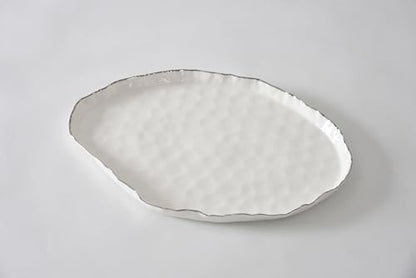 Portofino Plata, Large Oval Platter, 17.75" x 11.75" x 1.25" - size: Large