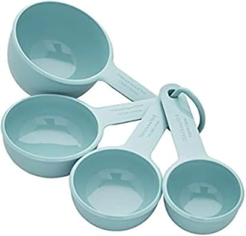 KitchenAid Measuring Cups, Aqua Sky, Set Of 4 (Pack of 12) - color: Aqua Sky, size: Set Of 4 (Pack of 12)