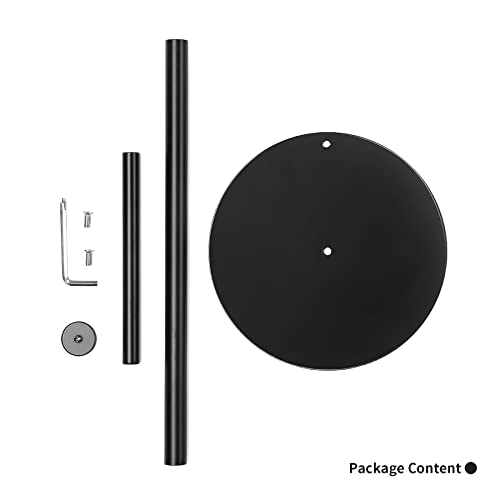 Paper Towel Holder Countertop, OBODING, Black Kitchen Paper Towel Holder Stand for Kitchen and Bathroom Organization, Stainless Steel Paper Towel Holders for Standard and Large Rolls (Matte Black) - color: Black