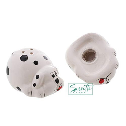 Puppy Ceramic Salt & Pepper Shaker - color: Puppy