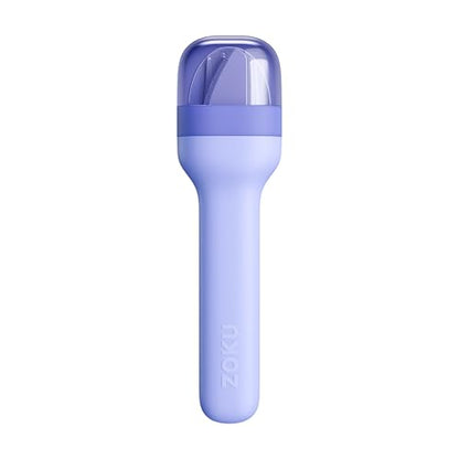 Zoku Pocket Utensil Set Stainless Steel Fork, Knife, and Spoon in Case Blue - color: Blue