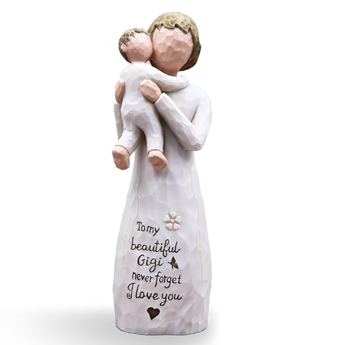 Gigi Gifts for Grandma, Gigi Birthday Gifts, Gift for Gigi Figurine | Gigi Gifts for Birthday Mother's Day Christmas Thanksgiving Day, Home Decor, Resin Hand-Painted Statue - style: Gigi gifts