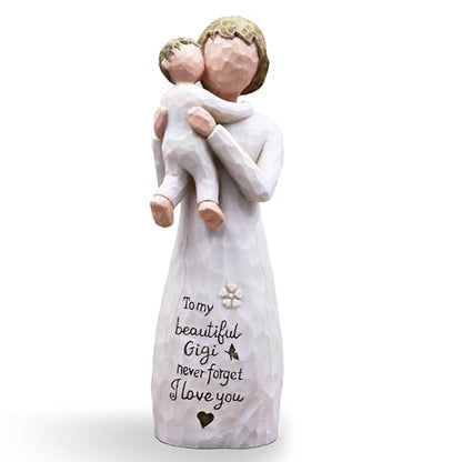 Gigi Gifts for Grandma, Gigi Birthday Gifts, Gift for Gigi Figurine | Gigi Gifts for Birthday Mother's Day Christmas Thanksgiving Day, Home Decor, Resin Hand-Painted Statue - style: Gigi gifts