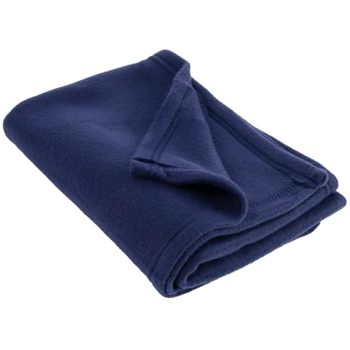 50x60 Throw Blankets, Ultra Soft Hypoallergenic Fleece Fall Throw Blanket for Livingroom, Couch, Chair, Bed, Navy Blue - color: Navy Blue