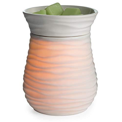 Candle Warmers ETC. Illumination Fragrance Warmer- Light-Up Warmer for Warming Scented Candle Wax Melts and Tarts or to Freshen Room, White Harmony - size: Harmony (Porcelain)