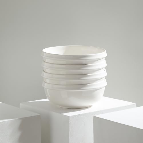 Stone Lain Verso 4-Piece Bowl Set Porcelain, White - size: 4-Piece - Cereal Bowl