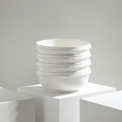 Stone Lain Verso 4-Piece Bowl Set Porcelain, White - size: 4-Piece - Cereal Bowl
