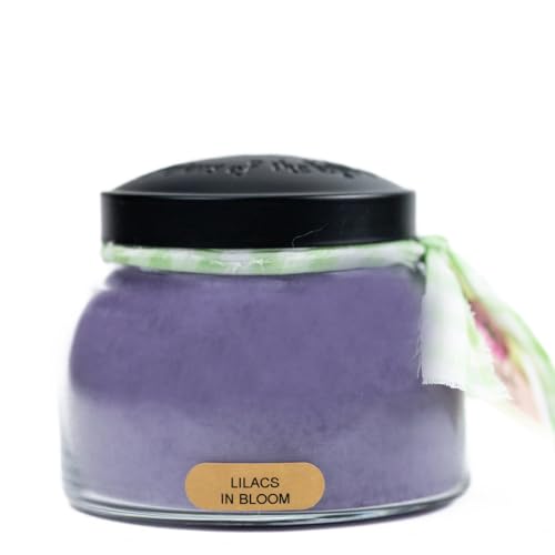 A Cheerful Giver - Lilacs In Bloom Mama Scented Glass Jar Candle (22oz) with Lid & True to Life Fragrance Made in USA - size: 22oz Mama