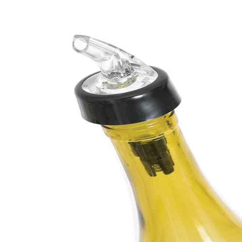 True Ace Measured Liquor Pour Spout - 1oz Pourer - Fits Standard Liquor Bottles - Automatic Measuring Liquor Pourer Bar Accessory - Plastic Set of 2 - size: 1oz (set of 2)