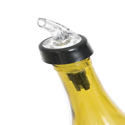 True Ace Measured Liquor Pour Spout - 1oz Pourer - Fits Standard Liquor Bottles - Automatic Measuring Liquor Pourer Bar Accessory - Plastic Set of 2 - size: 1oz (set of 2)