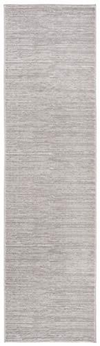 SAFAVIEH Vision Collection Runner Rug - 2'2" x 6', Silver, Modern Ombre Design, Non-Shedding & Easy to Clean, Ideal for Entryway, Foyer, Bedroom (VSN606G) - color: Silver, size: 2'2" x 6' (Runner)
