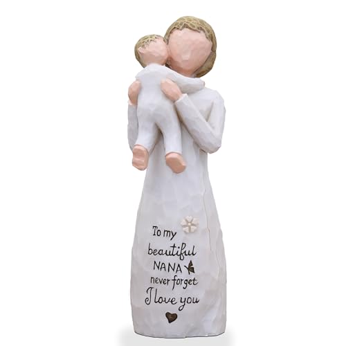 Nana Gifts, Gifts for Nana, Nana Birthday Gift, Hand-Painted Figurine | Happy Birthday Nana, Best Nana Ever Gift for Grandma, Nana Gifts for Christmas Mother's Day, Resin Statue - style: NaNa gifts
