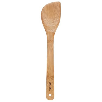 Helen's Asian Kitchen Bamboo Stir Fry Spatula, 13-Inch, Wok Cooking Tool For Stirring, Mixing, Turning, And Serving - size: 13-Inch, Solid Spatula