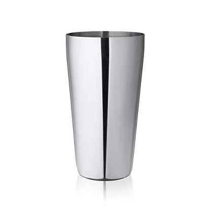 True 3-Piece Barware Set for Mixed Drinks and Cold Brew Cocktails, Includes Cocktail Shaker Tin, Cocktail Mixing Glass with 7 Printed Recipes, and Hawthorne Strainer, Home Bar Tools, Bartender Gifts - size: 3-Piece
