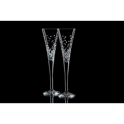 Waterford Wishes Happy Celebrations Toasting Flute Pair