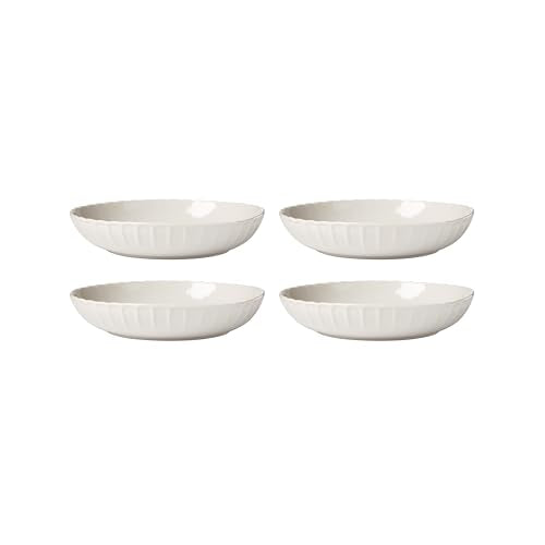 Lenox 897275 French Perle Groove Dinner Bowls, Set of 4 - style: Dinner Bowls, Set of 4