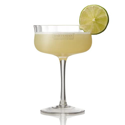 Bartesian Cocktail Glass Sets - Coupe Drinking Glassware for Cocktails & Mocktails - Bar Glasses for Martini, Margarita, Pina Colada, Whiskey Sour, Old Fashioned - Set of 2 - style: Glassware - Coupe