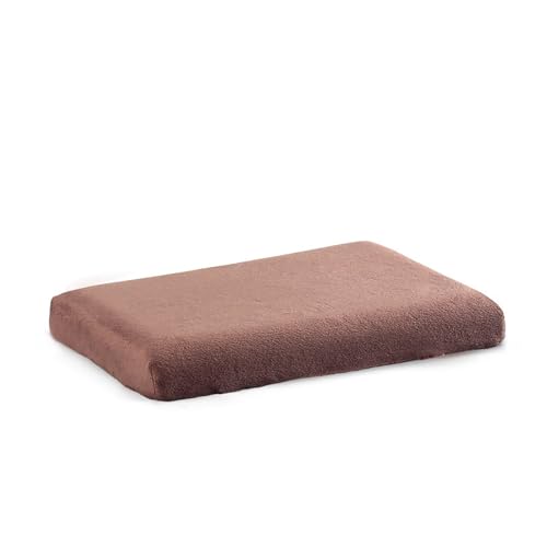 Rectangle Stool Cushion Small Bench Cushion Memory Foam Seat Cushion 14x10" | Rectangular Bench Cushion Anti Slip Stool Pad with Ties Detachable Chair Cushion Cover for Kitchen Dining Chair Stool Coffee - color: Coffee, size: 10x14 Inch Rectangle