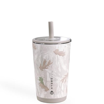 HydroJug Everyday Tumbler 14 oz, Ceramic-Lined Straw Cup, Camo - color: Camo, size: 14 Ounces