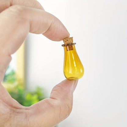 14pcs 2ml Mini Glass Color Bottles Vase Model 7 Colors
