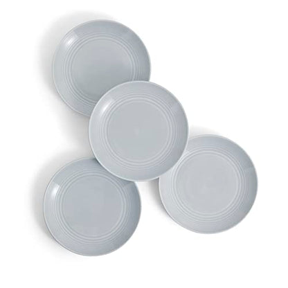 Royal Doulton Exclusively for Gordon Ramsay Maze Light Grey Salad Plate, Set of 4, 8.7"