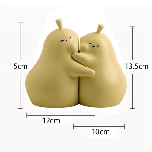Baoblaze Elegant Ceramic Bookend and Cushion Cover Set for Home Office Living Room Dorm Car Fine Workmanship Wonderful Gift Bookshelf Ornament