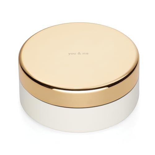 Kate Spade New York Love Keepsake Box, 0.55 LB, Metallic - style: Covered Box